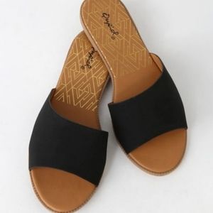 Qupid Slide On Sandals